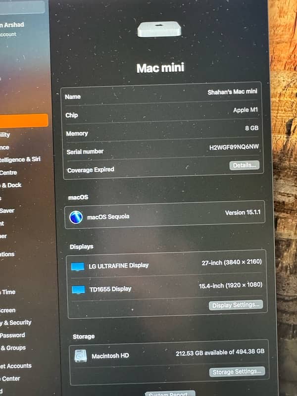 Mac Mini M1 12