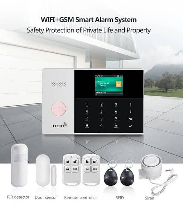 home security burglar alarm system door sensor motion sensor 2