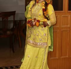 mehndi mayo dress