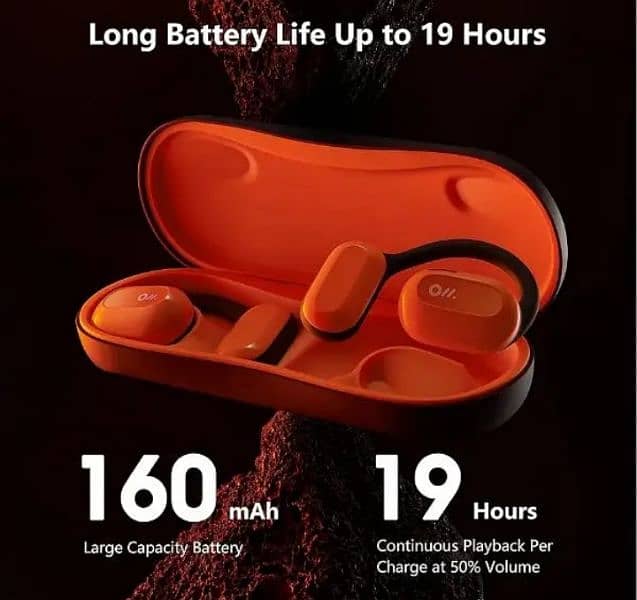 Oladance OWS2 Open Ear Headphones, Wireless headphones  Martian Orange 2