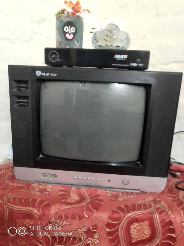 A television with receiver 1