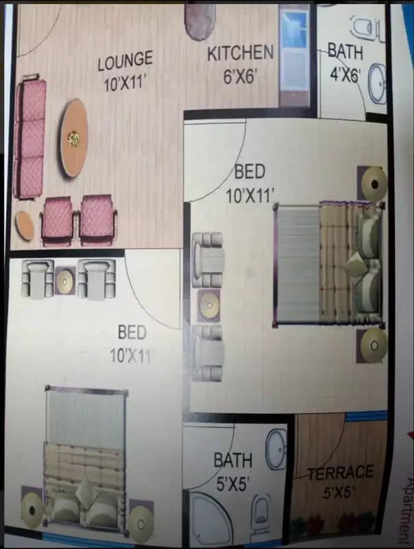 SECTOR 5-D BEAUTIFUL FIRST FLOOR 02 BED LOUNGE, UNTOUCHED,NEW PROJECT, NORTH CORNER, WEST OPEN, BOUNDARY WALL PROJECT, PLAY AREA, MASJID, SURJANI TOWN 1