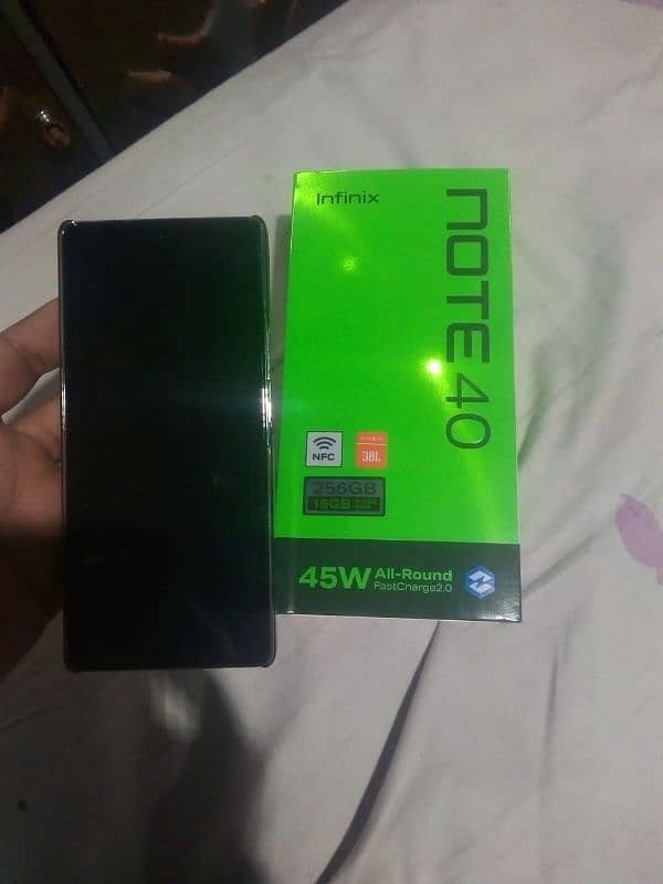 infnix note 40 just open box 0