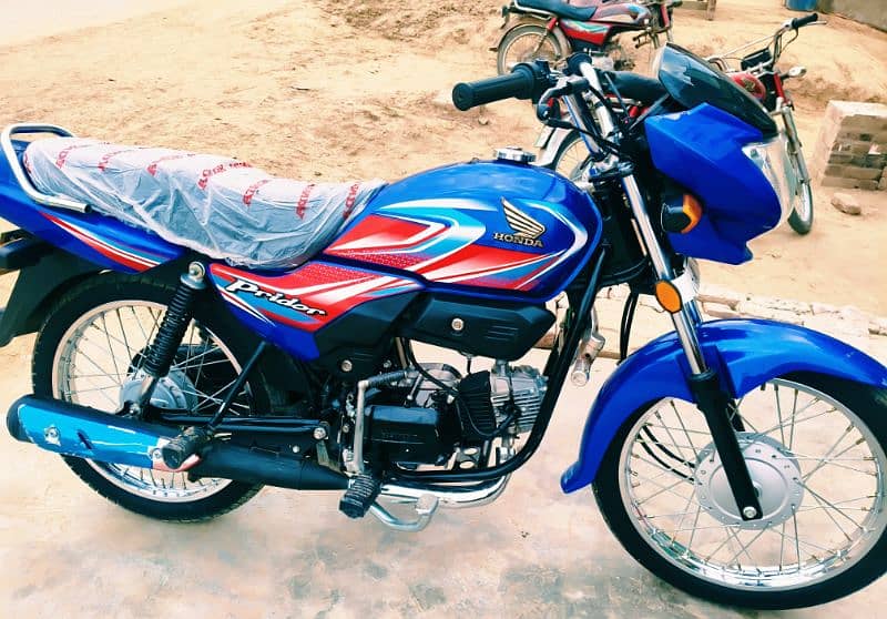 Honda Pridor100cc 2024 All Punjab Number Lush Condition 2025 sticker 2