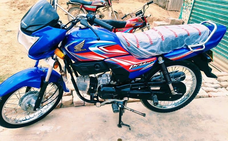 Honda Pridor100cc 2024 All Punjab Number Lush Condition 2025 sticker 3