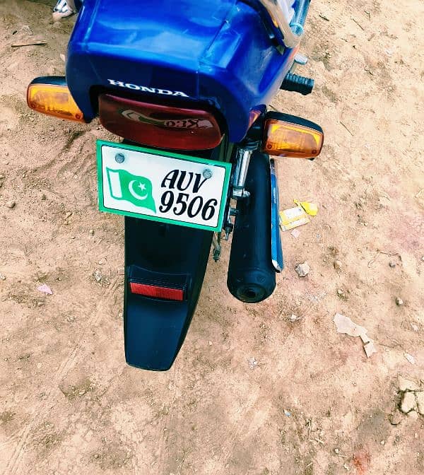 Honda Pridor100cc 2024 All Punjab Number Lush Condition 2025 sticker 10