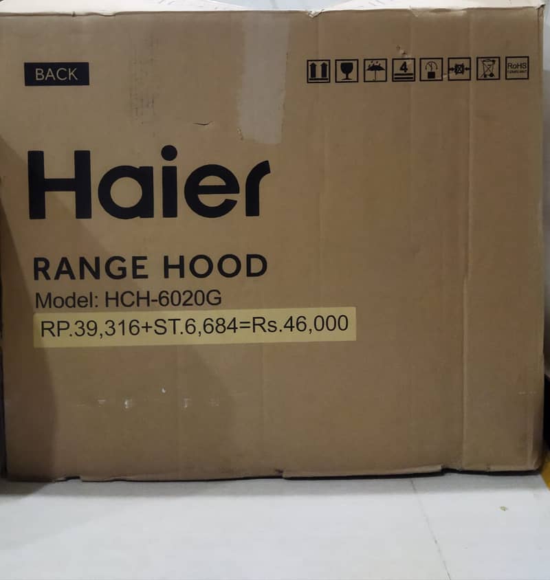 Haier Kitchen Range Hood HCH-6020G (Fresh) 1