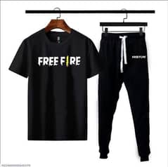 2 pcs Men's polyester printed co_ord ser