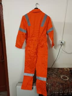 two coverall safety suits