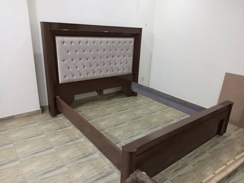 double bed/king size bed/wooden bed/Deco paint bed/single bed/bedroom 6