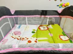 Imported baby play pen with music toy