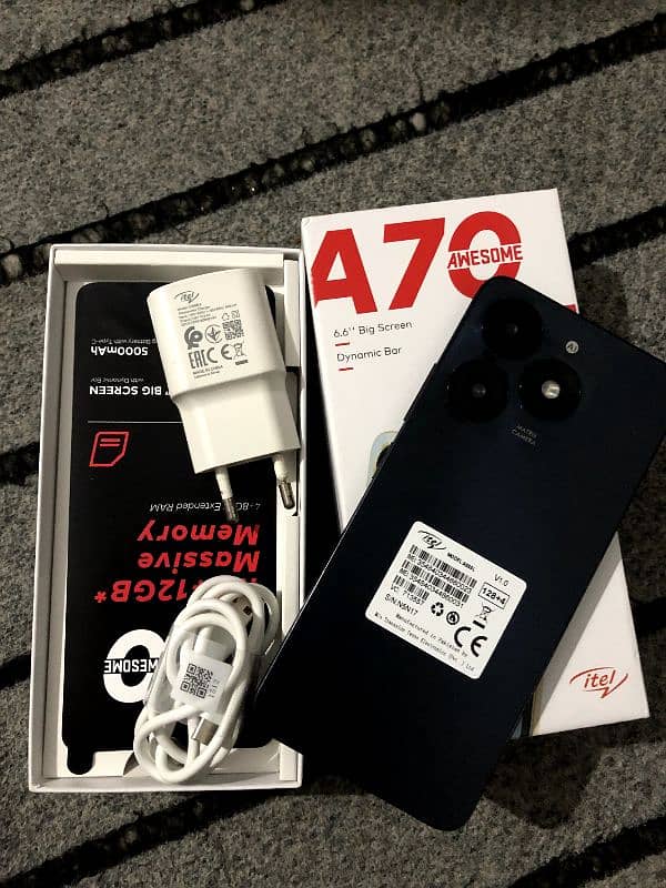 itel a70 8 128 (all okay hy with original daba and charger) 0