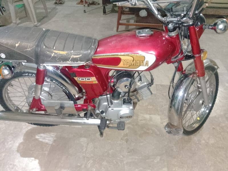 Yamaha 2 stroke 86 model genuine bike complete documents 3