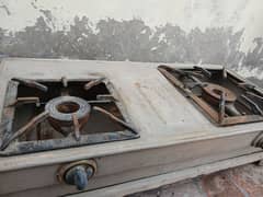 Stove with tray