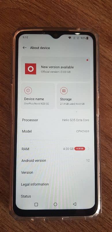 ONEPLUS N20 SE 5G 4/64 4