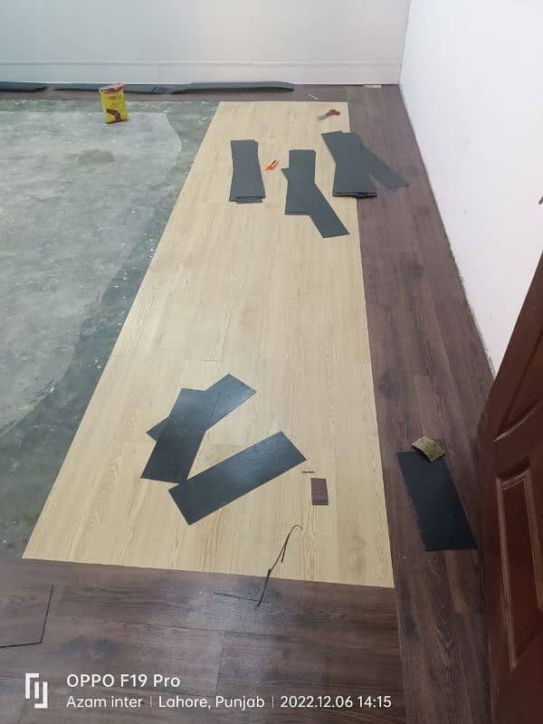 Chinese vinyl flooring tiles wooden texture PVC tiles wood floor 10