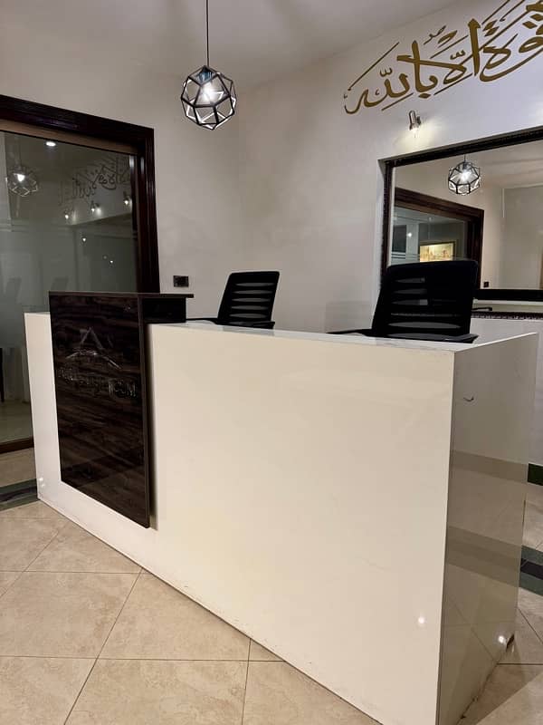 Reception Table / Counter Table / Front Desk for Sale 1