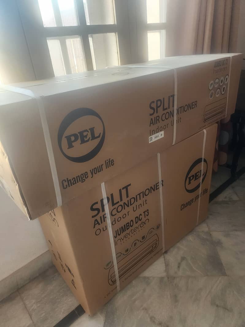 Split AC PEL JUMBO DC Invertor 1.5 Ton Un-Packed Brand New Warranty 1