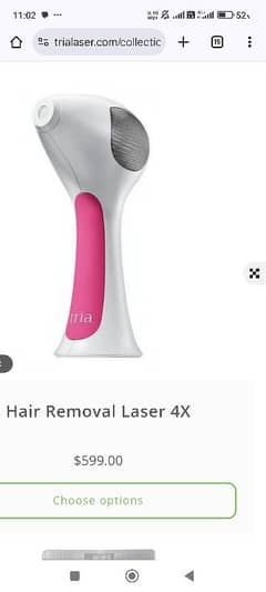 Tria Hair Removal laser 4x