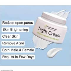 Brightening whitening Night face cream Free home delivery