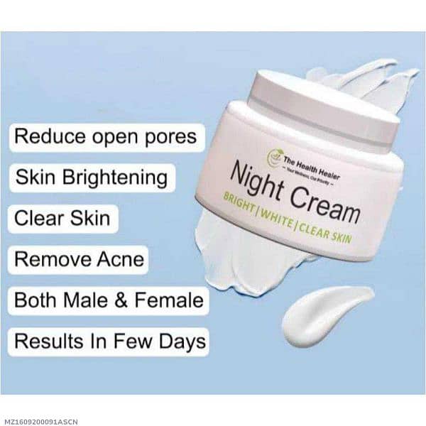 Brightening whitening Night face cream Free home delivery 0