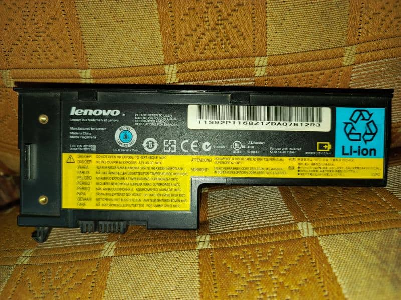 Lenovo Thinkpad x60 4 cell battery 2