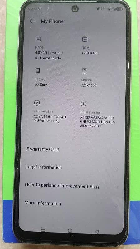 Infinix smart 9.8/128. 3