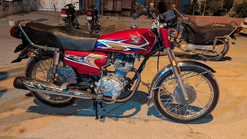 Honda CG125 2020 Karachi numbr 2