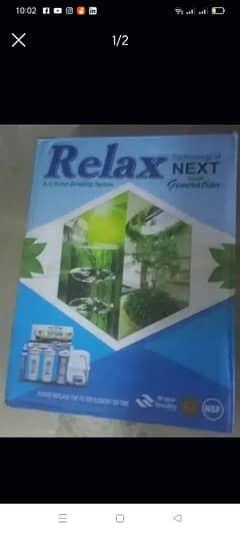 No -1 Relax RO Reverse Osmosis Water Filter System 100 GPD Made China