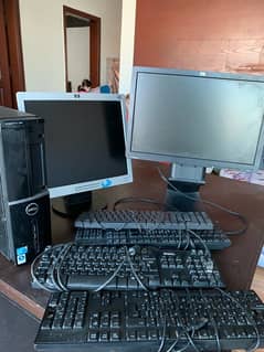 2 monitor 1 cpu and keyboards