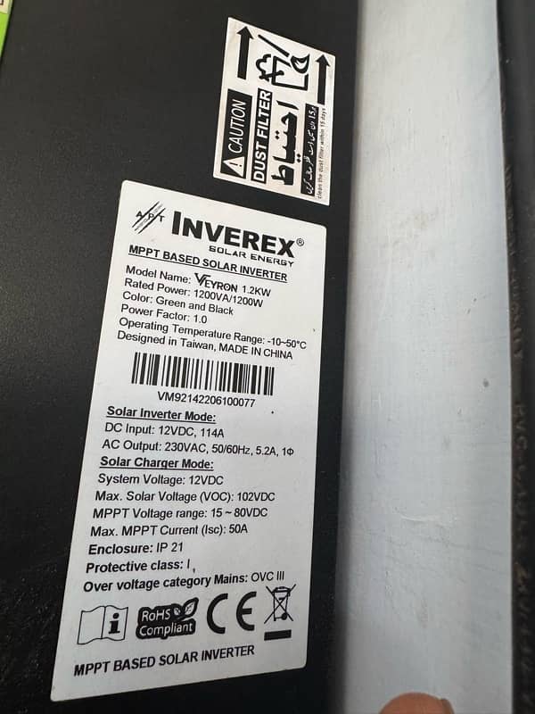 inverex 1.2kv like new 1