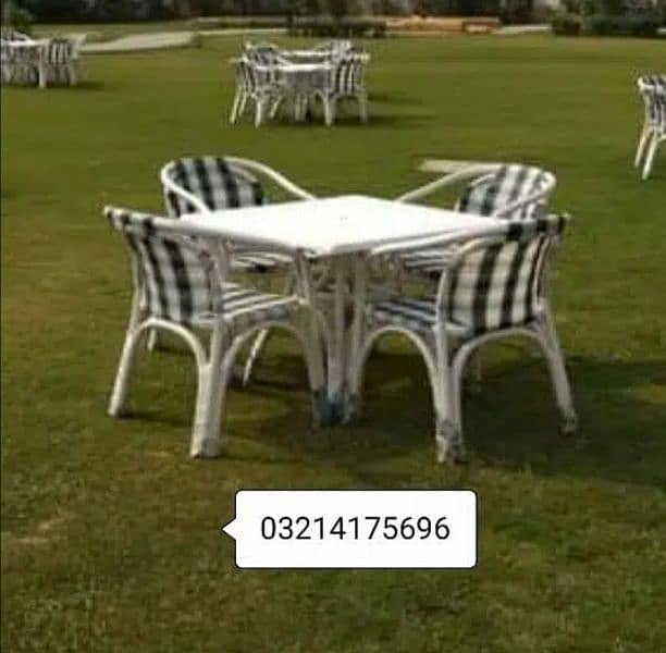 OUTDOOR GARDEN RATTAN UPVC FURNITURE SOFA SET CHAIRS TABLE UMBRELLA 10