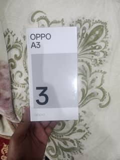 OPPO A3 box packed pta approved never opened not activated