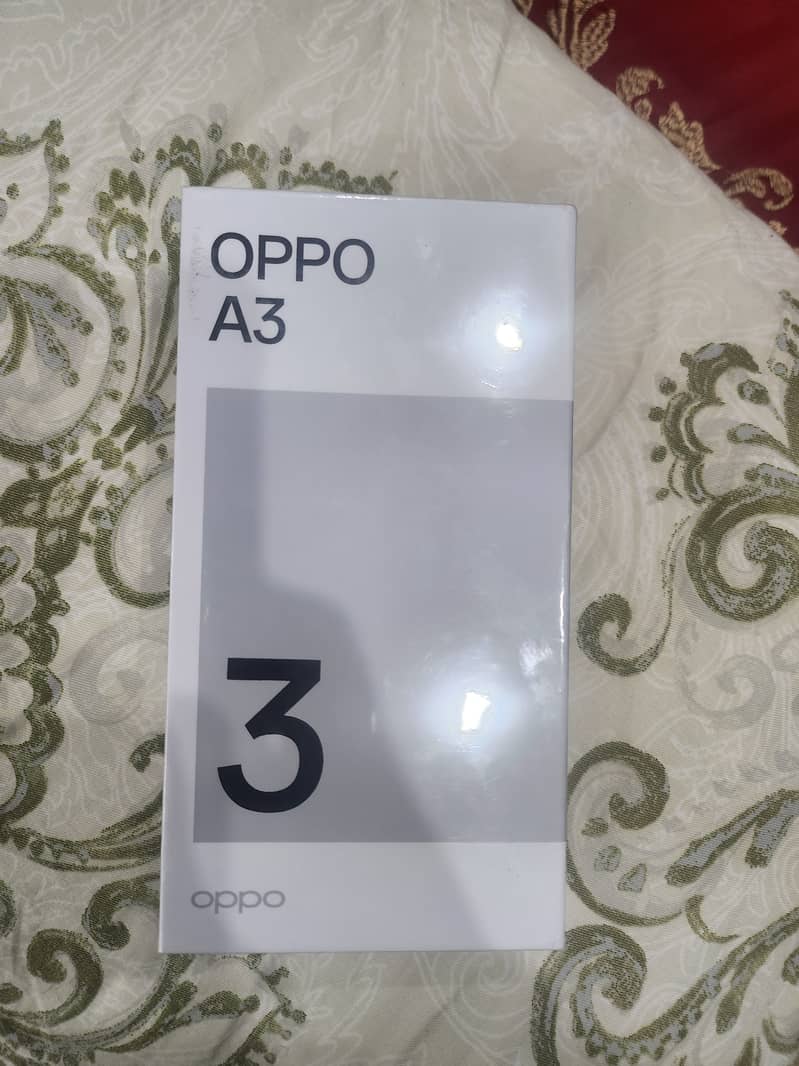 OPPO A3 box packed pta approved never opened not activated 2