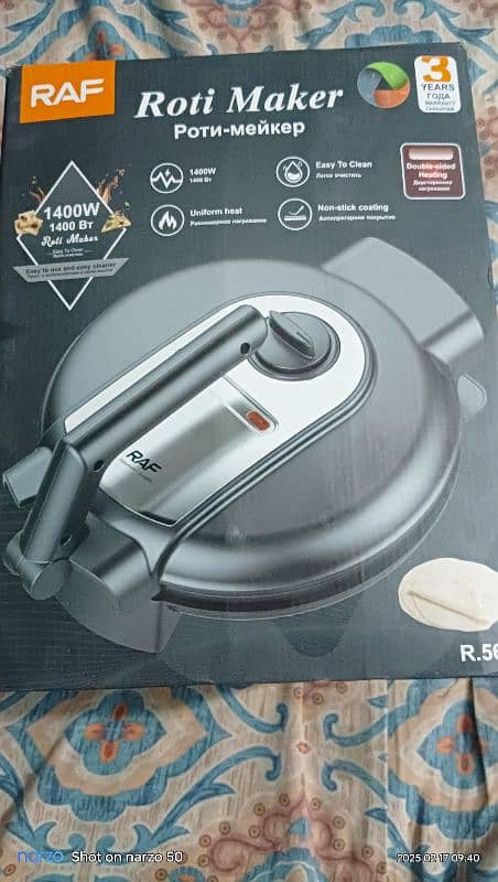 RAF roti maker potn menkep 0