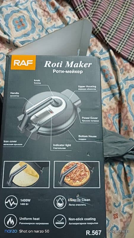 RAF roti maker potn menkep 1