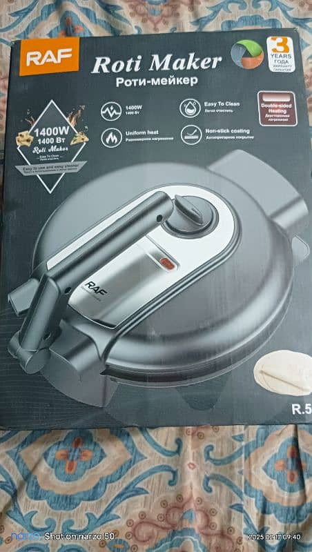 RAF roti maker potn menkep 5