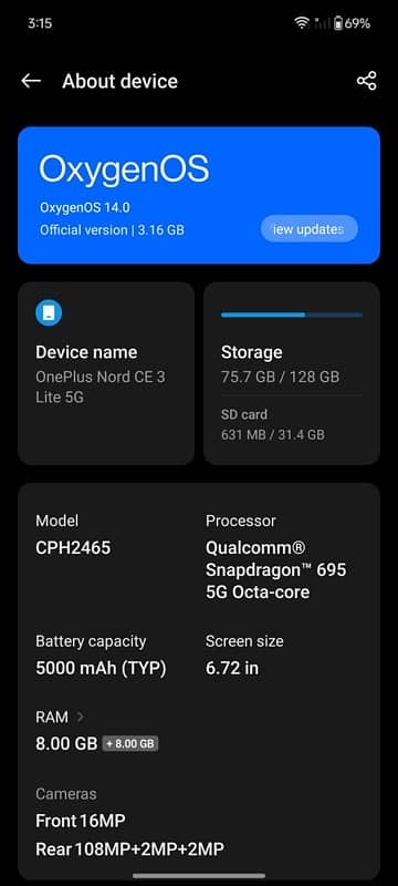 OnePlus Nord CE 3 Lite 5G 1