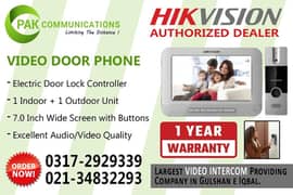 HIKVISION Video Intercom (Authorized Dealer)