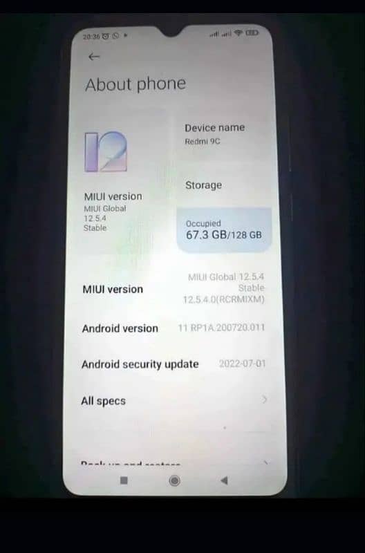 realme 9c rim 4 rom 1 28 daba cherger 3