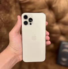 Iphone 12 Pro Max Official Dual PTA with Box White colour