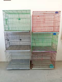 Cages 1, 2, 3, 4 portion 03452912644 for lovebird cocktail ringneck