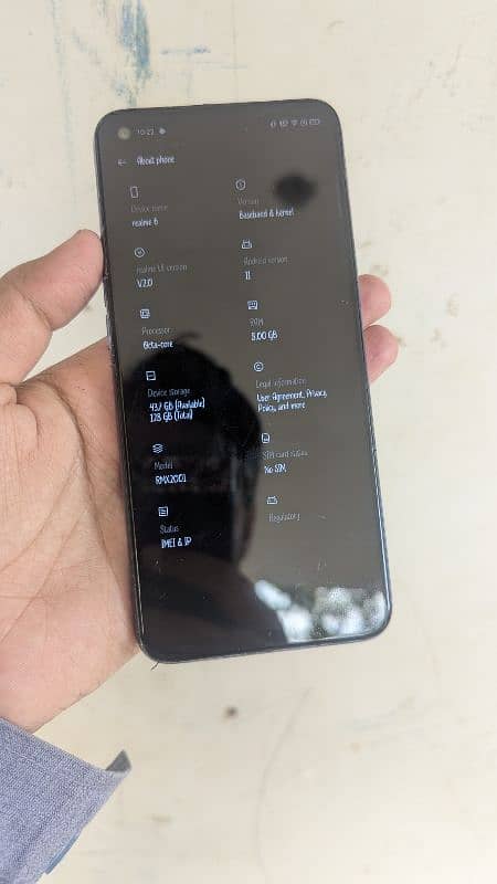 Realme 6 8gb 128gb with box and charger All ok 1