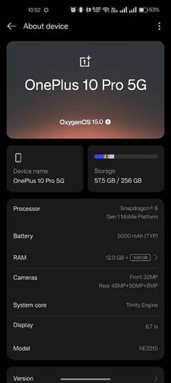 OnePlus 10 PRO 5G (Official PTA Approved)