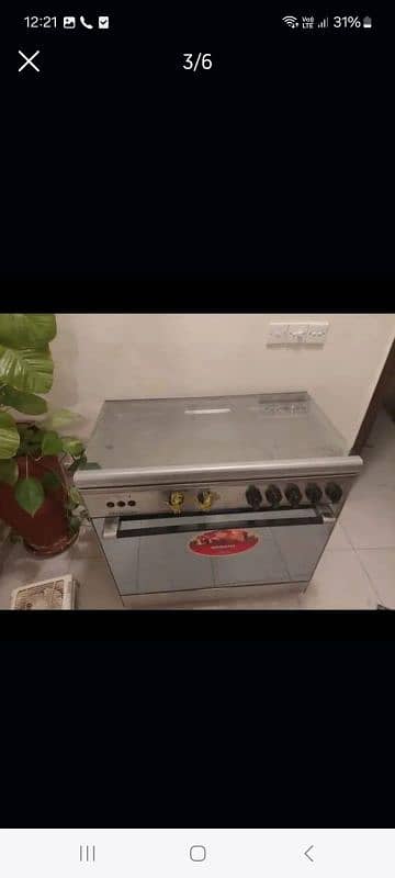 oven generaltec cooking range 4 years used 5 burnres good condition 0