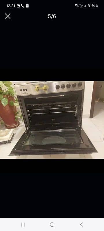 oven generaltec cooking range 4 years used 5 burnres good condition 1