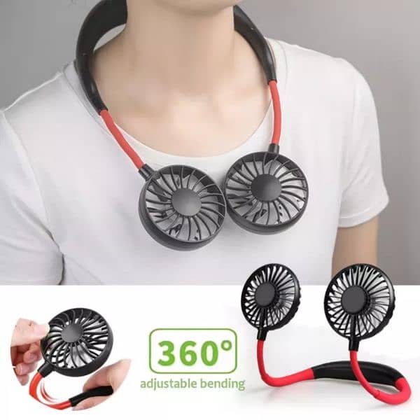 Hanging Neck Fan for Kitchen | Folding Handheld Fan 0