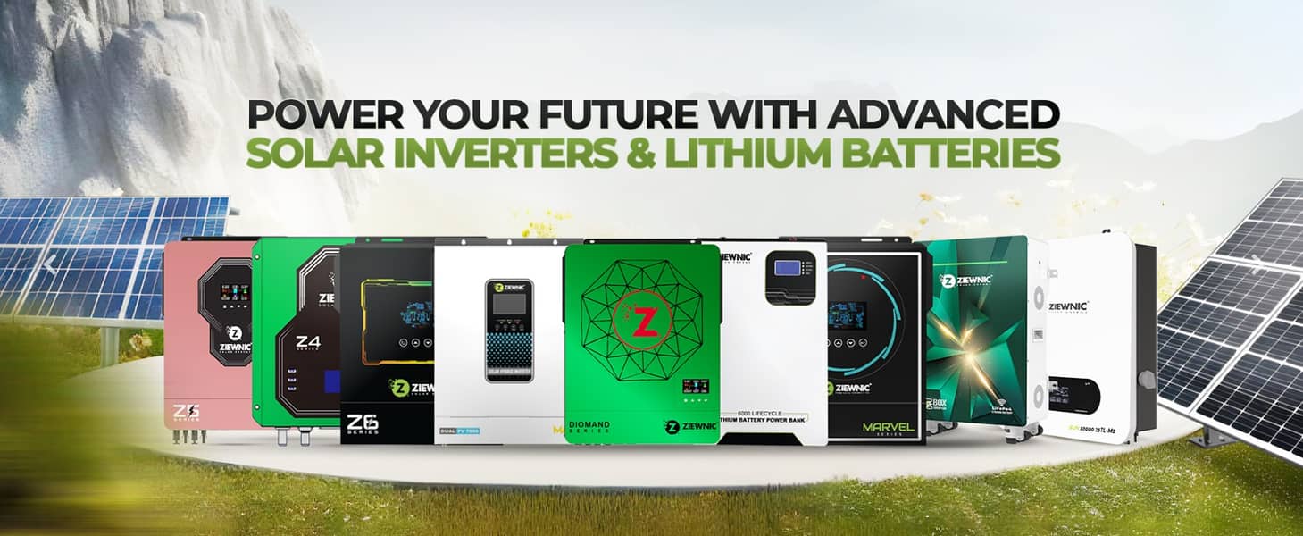 Solar Hybrid Inverter 6.5 (KW) 5G PV8500 Brand Ziewnic ON/OFF/MKS/KS 0