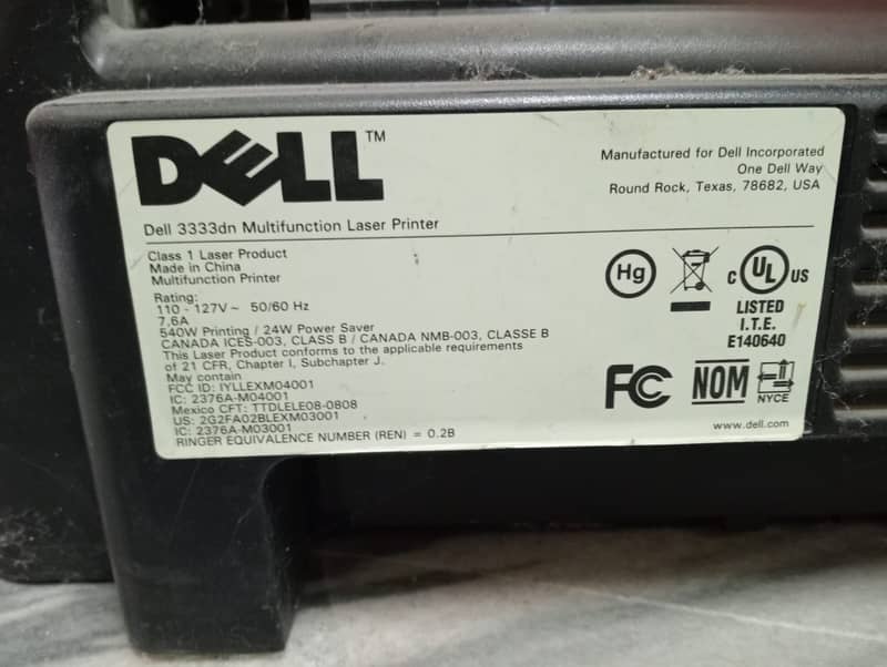 Dell Multifunctuonal laser Printer 0