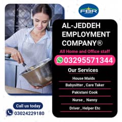 Cook / Helper / Chinese Cook / Driver / House Maids / chef available